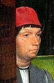 Hans Memling's religious works often incorporated donor portraits of the clergymen, aristocrats, and burghers (bankers, merchants, and politicians) who were his patrons[121]