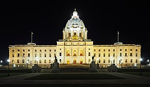 Capitol at night