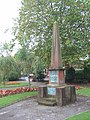 Memorial to Sergeant-Major Nunnerly in Victoria Gardens
