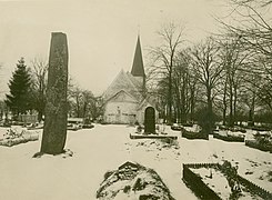Former location of the Oddernes stone. Source: Norwegian Directorate for Cultural Heritage