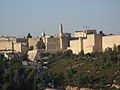 Old city of Jerusalem from the Scottish church, Israel