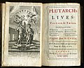 Image 6Third volume of a 1727 edition of Plutarch's Lives of the Noble Greeks and Romans printed by Jacob Tonson (from Biography)