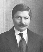 Rashid Khan Kaplanov, second Chairman of the Central Committee, Minister of the Interior, Kumyk. Assassinated by the Bolshevik government in 1937.