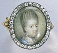 Queen Louisa Ulrika, ring with portrait miniature (c. 1770, Livrustkammaren)