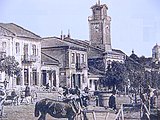 Market Square in Old Sambor and the Town Hall, 1903.