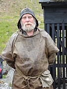 Traditional Icelandic fisherman