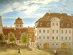 Weißes Roß, der Ort der ersten Schule in Leipzig, 1778