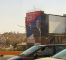A billboard featuring Miša Vacić