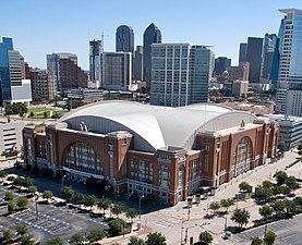 American Airlines Center in Dallas, Texas, USA by David M. Schwarz Architects (2001)