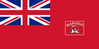 Flag of Baroda State Merchant