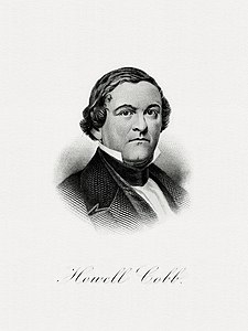 Howell Cobb, by the Bureau of Engraving and Printing (restored by Godot13)