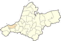 Location of Béni Saf within Aïn Témouchent province