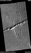 Pits in troughs, as seen by HiRISE under HiWish program