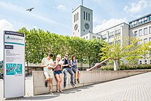 Campusansicht der Ernst-Abbe-Hochschule Jena (Haus 2 und Haus 3)