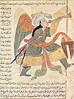 The angel Isrâfîl, Iraq, 1280 AD.