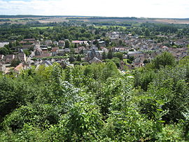 The village seen from the chateau