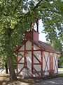 Fachwerk-Glockenhäusl in Kublov, Okres Beroun