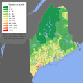Image 6Maine population density map (from Maine)