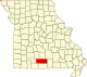 A state map highlighting Douglas County in the southern part of the state.