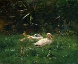 Willem Maris:Ducks, Rijksmuseum, Amsterdam