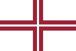2:3, Seekriegsflagge der Republik Lettland