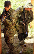 Two members of the command amphibious operations