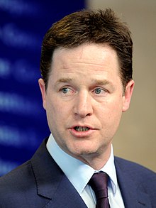 Nick Clegg as Deputy Prime Minister in 2011