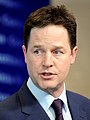 Nick Clegg, British business executive and politician