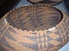 A basket made by the Pomo people of northern California.