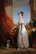 Princess Victoria painted 1833