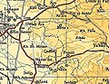 Baqa al-Gharbiyye 1945 1:250,000