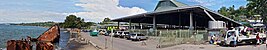 Panoramic photo at rear of Honiara Central Market