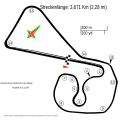 Sachsenring seit 1998 (Streckenvariante ab 2003)