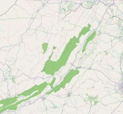 Staunton is located in Shenandoah Valley