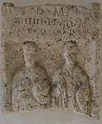 Funeral stele of Attikus and Atepa in fosse Jean Fat,
