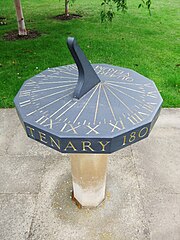A sundial commemorating the bicentenary of the college