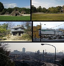 Upper: Kijo Park Middle:Tsuchiura Castle, Tsuchiura Station Lower:Skyline