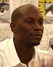American actor Tyrese Gibson pictured in 2009 at the San Diego Comic-Con.
