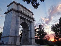 Valley Forge Memorial Arch in Valley Forge National Park, Valley Forge, PA