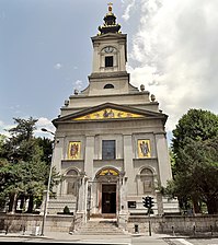 Orthodox Cathedral of St. Michael the Archangel by Adam Friedrich Kwerfeld in Belgrade, 1840