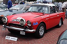 1965 Sunbeam Tiger works rally car front view