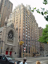 Photograph of 55 Central Park West which served as the home of Dana and Louis and the setting for the climactic battle