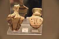 Ancient Greece Neolithic clay figurines, 6500-3300 BC.