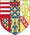 1434–1443: Ungarn, Sizilien, Jerusalem, Anjou, Bar, Lothringen