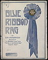 Cover page to the sheet music of "Blue Ribbon Rag", 1910.