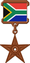 {{subst:The South Africa Barnstar of National Merit|message ~~~~}} South Africa