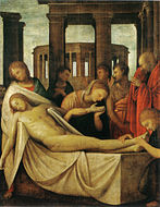 Lamentation over the Dead Christ Bramantino, 214 × 104 cm, 1515–1520.