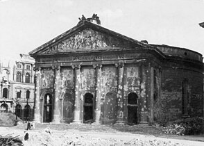 ruins of the cathedral, 1946