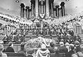 Funeral services at the Salt Lake Tabernacle