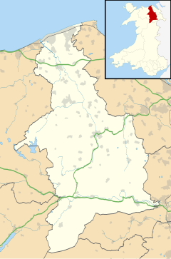 Llantysilio is located in Denbighshire